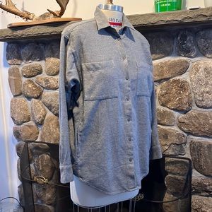 Oversized flannel shirt- Madewell